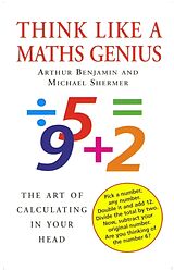 Couverture cartonnée Think Like a Maths Genius de Shermer Michael, Benjamin Arthur