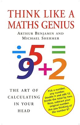 Couverture cartonnée Think Like a Maths Genius de Shermer Michael, Benjamin Arthur