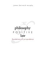E-Book (pdf) Philosophy of Positive Law von James Bernard Murphy