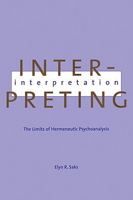 eBook (pdf) Interpreting Interpretation de Elyn Saks