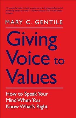 eBook (epub) Giving Voice to Values de Mary C. Gentile