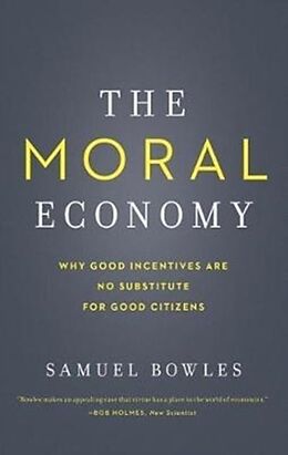 Couverture cartonnée The Moral Economy de Samuel Bowles