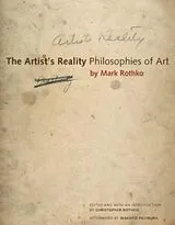 Kartonierter Einband The Artist's Reality von Mark Rothko