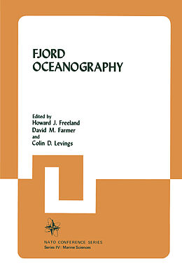 Livre Relié Fjord Oceanography de 