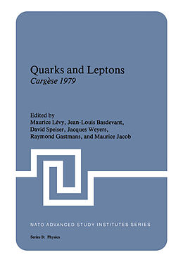 Livre Relié Quarks and Leptons de 