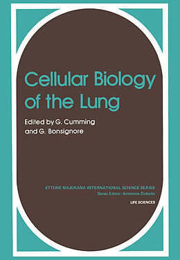 Livre Relié Cellular Biology of the Lung de C. Cummings, G. Bonsignore, Gordon Cumming