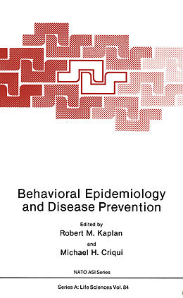 Fester Einband Behavioral Epidemiology and Disease Prevention von 