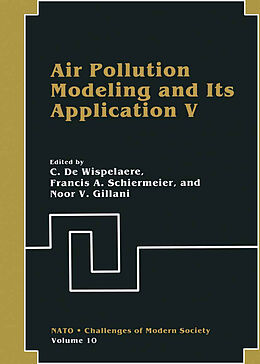 Livre Relié Air Pollution Modeling and Its Application V de 