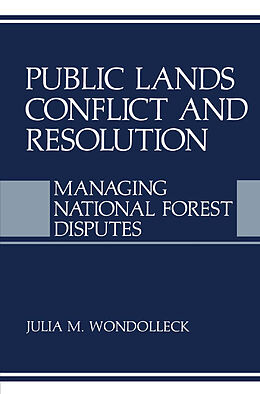 Fester Einband Public Lands Conflict and Resolution von 