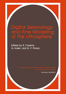 Fester Einband Digital Seismology and Fine Modeling of the Lithosphere von 