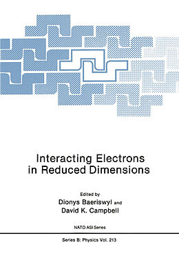 Livre Relié Interacting Electrons in Reduced Dimensions de 
