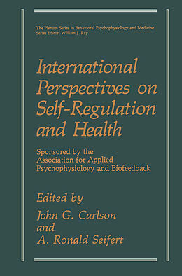 Livre Relié International Perspectives on Self-Regulation and Health de 