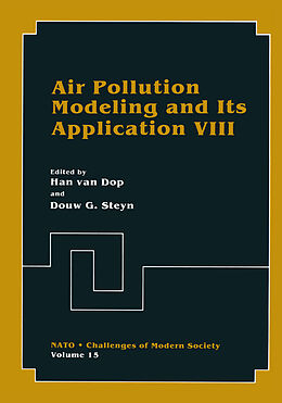 Livre Relié Air Pollution Modeling and Its Application VIII de 