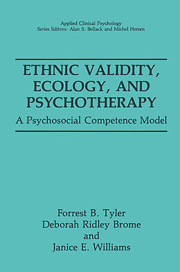 Livre Relié Ethnic Validity, Ecology, and Psychotherapy de Forrest B. Tyler, Janice E. Williams, Deborah Ridley Brome