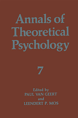 Livre Relié Annals of Theoretical Psychology de 