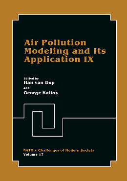 Livre Relié Air Pollution Modeling and Its Application IX de 