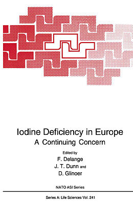 Fester Einband Iodine Deficiency in Europe von 