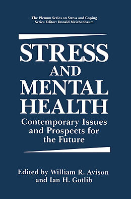 Livre Relié Stress and Mental Health de 