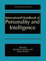 Fester Einband International Handbook of Personality and Intelligence von 