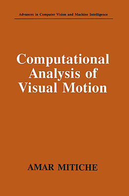 Fester Einband Computational Analysis of Visual Motion von Amar Mitiche