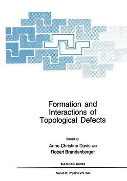 Fester Einband Formation and Interactions of Topological Defects von North Atlantic Treaty Organization, NATO Advanced Study Institute on Formation and Interactions of T