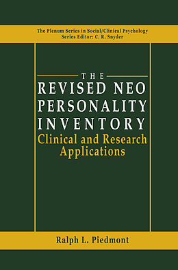 Livre Relié The Revised NEO Personality Inventory de Ralph L. Piedmont