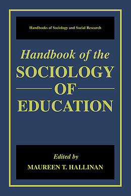 Livre Relié Handbook of the Sociology of Education de 
