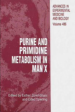 Fester Einband Purine and Pyrimidine Metabolism in Man X von 
