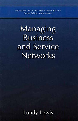 Livre Relié Managing Business and Service Networks de Lundy Lewis