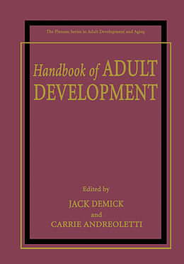 Livre Relié Handbook of Adult Development de 
