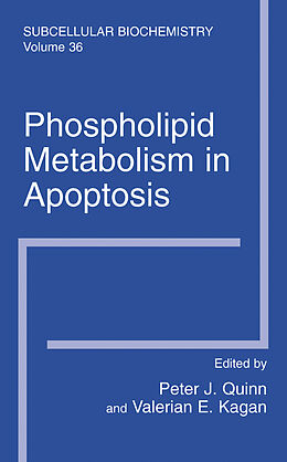 Fester Einband Phospholipid Metabolism in Apoptosis von 