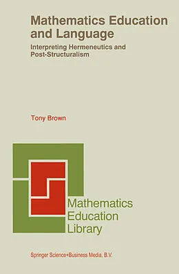 E-Book (pdf) Mathematics Education and Language von Tony Brown