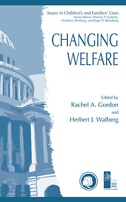 Livre Relié Changing Welfare de 