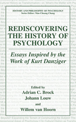 Livre Relié Rediscovering the History of Psychology de 