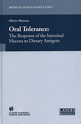 Livre Relié Oral Tolerance de 