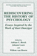 E-Book (pdf) Rediscovering the History of Psychology von 