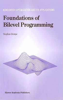E-Book (pdf) Foundations of Bilevel Programming von Stephan Dempe