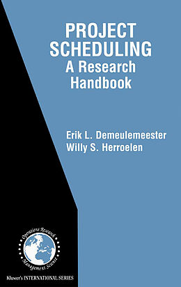 eBook (pdf) Project Scheduling de Erik Leuven Demeulemeester, Willy S. Herroelen