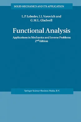 E-Book (pdf) Functional Analysis von Leonid P. Lebedev, Iosif I. Vorovich, G. M. L. Gladwell