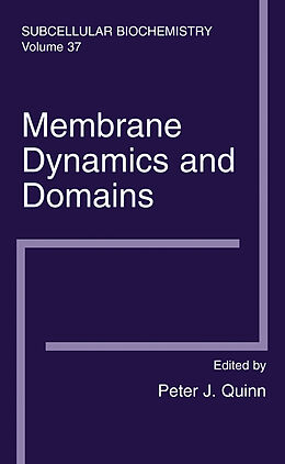 Fester Einband Membrane Dynamics and Domains von 