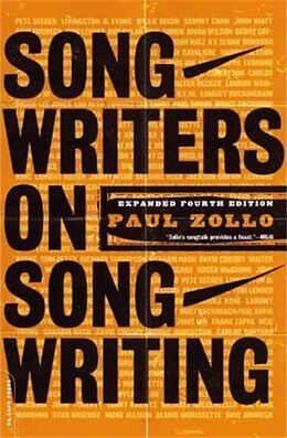 Broché Songwriters on Songwriting de Paul Zollo