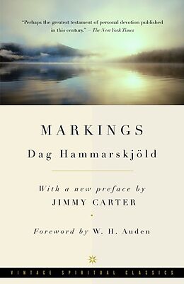 Couverture cartonnée Markings de Dag Hammarskjold