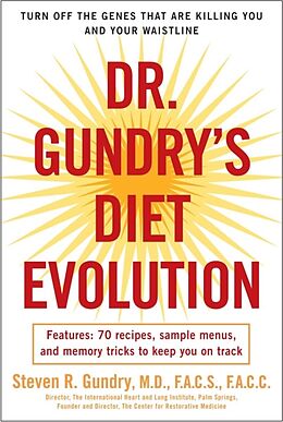 Poche format B Dr. Gundry's Diet Evolution von Steven R. Gundry