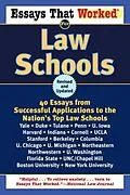 E-Book (epub) Essays That Worked for Law Schools (Revised) von Boykin Curry, Brian Kasbar