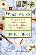 E-Book (epub) When Words Matter Most von Robyn Freedman Spizman