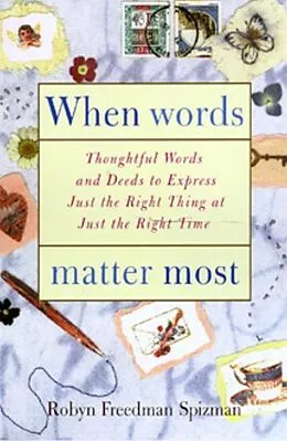 E-Book (epub) When Words Matter Most von Robyn Freedman Spizman