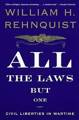 E-Book (epub) All the Laws but One von William H. Rehnquist