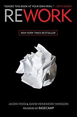 Livre Relié Rework de Jason Fried, David Heinemeier Hansson