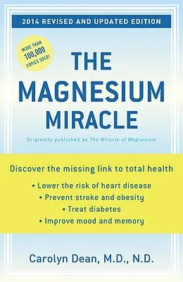 E-Book (epub) The Magnesium Miracle (Revised and Updated) von Carolyn Dean
