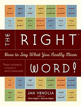 eBook (epub) The Right Word! de Jan Venolia